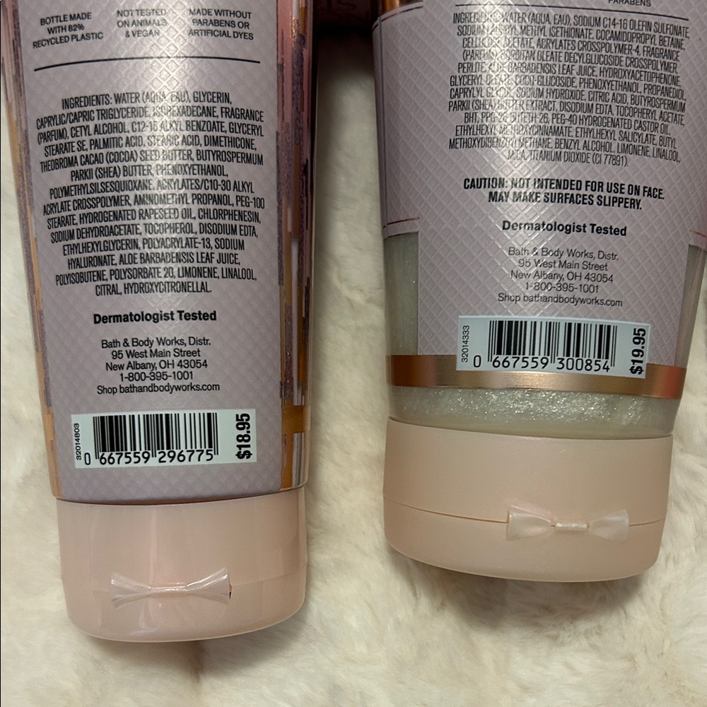 SET Champagne Toast Body Scrub & Cream Gucci Block Paris Heart Dish India Shelf - Picture 16 of 16